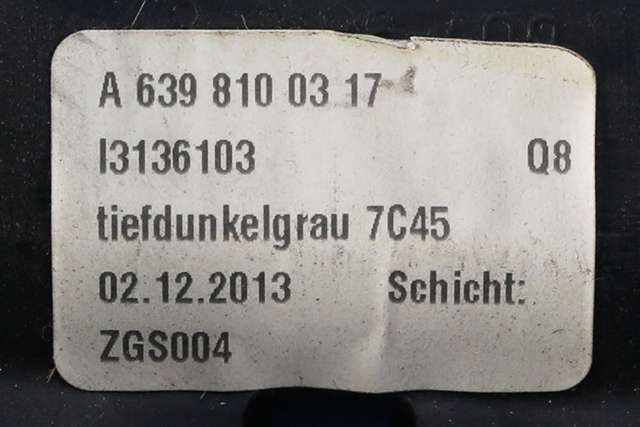 Speil innvendig til Mercedes Sprinter 2013-2018 (Fase 2) (906) (906) (MERCEDES|A 639 810 03 17|)