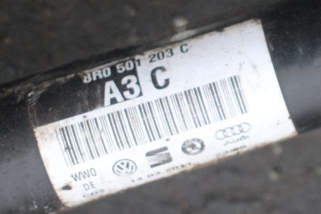 Drivaksel høyre bak, diesel/automat til Audi A7 2010-2014 (Type I, Fase 1)  (VAG|8R0 501 203 C|)
