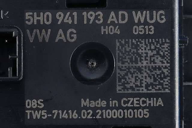 Bryter rutevarme til VW Caddy 2020-->> (Type IV) (VAG|5H0 941 193 AD|)