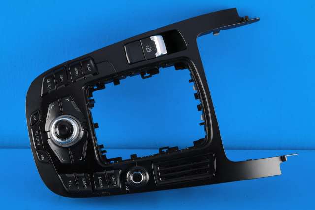 Bilstereo navigasjon betjeningspanel til Audi A4, 2007-2014 (Type IV) (B8) (B8) (VAG|8T0 919 609 F)