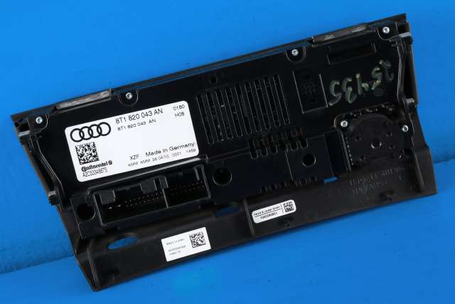 Varmeapparat betjening til Audi A4 2007-2014 (Type IV) (B8) (B8) (VAG|8T1 820 043 AN|)