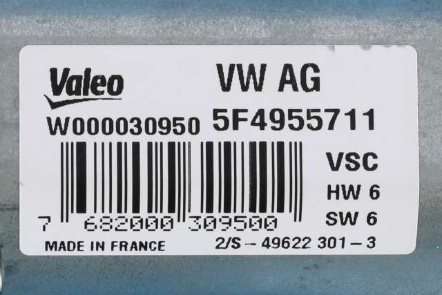 Viskermotor bakrute til Škoda Octavia 2013-2016 (Type III, Fase 1)  (VALEO|W000030950|5F4 955 711|)