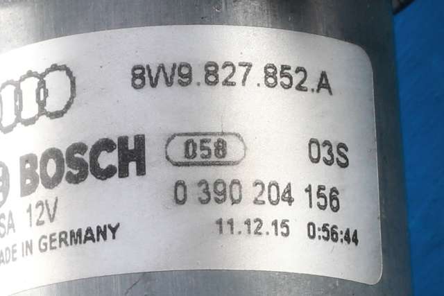 Baklukeåpner motor til Audi A4 2015-2019 (Type V, Fase 1) (B9) (B9) (VAG|8W9 827 852 A|)