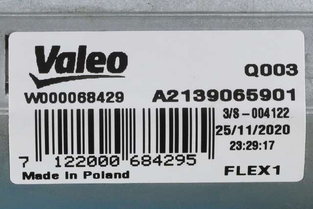Viskermotor bakrute til Mercedes E-Klasse 2016-2023 (W213) (W213) (VALEO|W000068429|A 213 906 59 01|)
