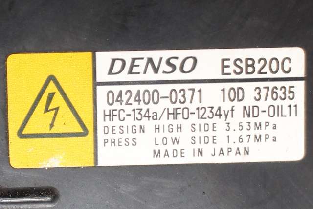Aircondition kompressor hybrid til Toyota Prius 2016-2023 (Type IV) (combi) (combi) (DENSO|042400-0371|)