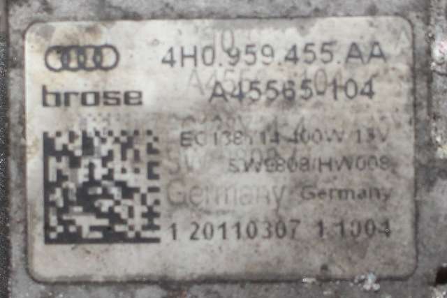 Kjølevifte til Audi A7 2010-2014 (Type I, Fase 1)  