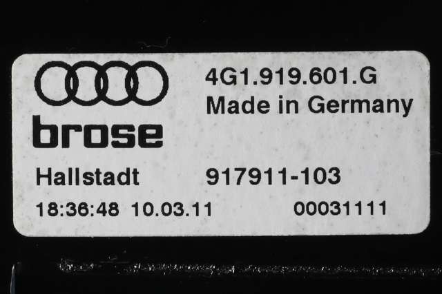 Bilstereo navigasjon skjerm til Audi A7 2010-2014 (Type I, Fase 1) (VAG|4G1 919 601 G|)