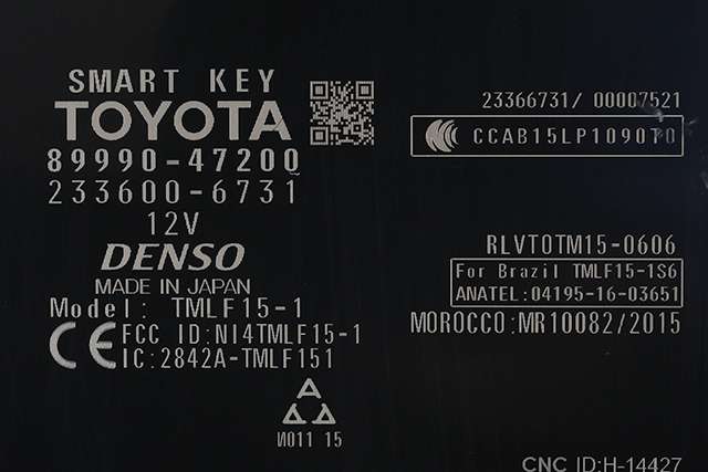 Styreenhet nøkkelfri/keyless til Toyota Prius 2016-2023 (Type IV) (combi) (combi) (TOYOTA|89990-47200|)