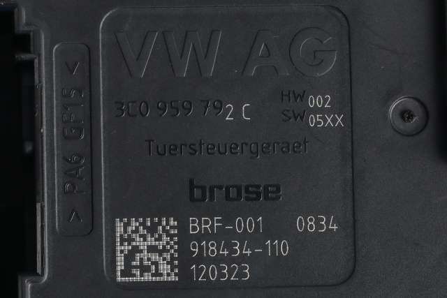 Ruteheis, kun motor, høyre foran til VW Passat 2011-2015 (B7) (B7) (VAG|3AA 959 702 A|3C0 959 792 C|)