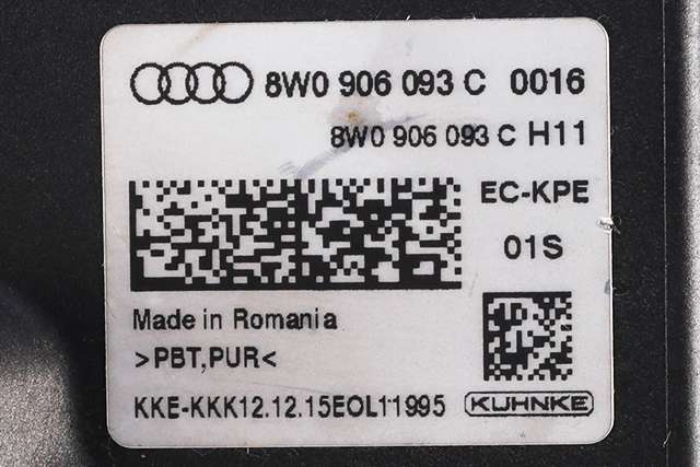 Styreenhet drivstoffpumpe til Audi A4 2015-2019 (Type V, Fase 1) (B9) (B9) (VAG|8W0 906 093 C|)