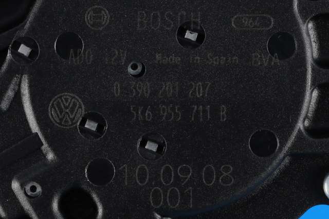 Viskermotor bakrute til VW Golf, Plus/Cross 2009-2013 (Fase 2) (BOSCH|0 390 201 207|5K6 955 711 B|)