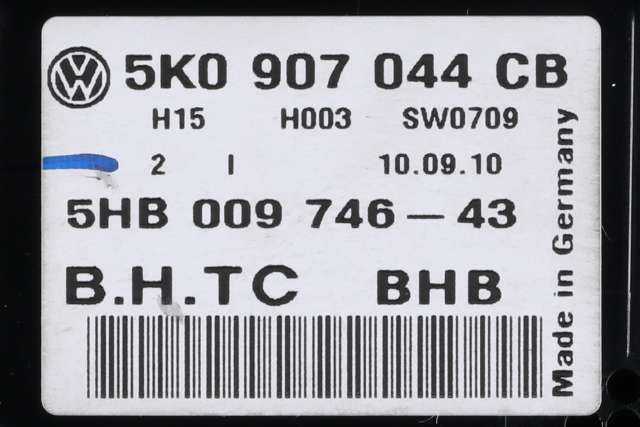 Varmeapparat betjening til VW Golf, Plus/Cross 2009-2013 (Fase 2) (HELLA|5HB 009 746-43|5K0 907 044 CB|)