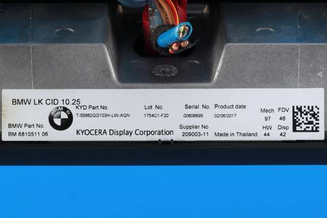 Bilstereo navigasjon skjerm til BMW 5-Serie 2017-->> (G30/G31) (G30/G31) (BMW|6 810 511|)