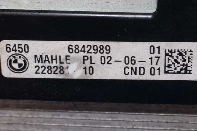 Aircondition diverse til BMW 5-Serie 2017-->> (G30/G31) (G30/G31) (MAHLE|228281|64.50-6 842 989|)