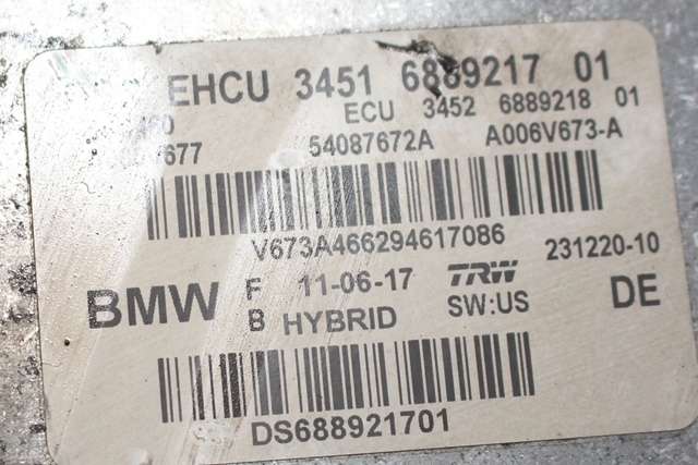 ABS sentral til BMW 5-Serie 2017-->> (G30/G31) (G30/G31) (BMW|34.51-6 889 217|)