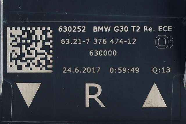 Baklykt høyre indre til BMW 5-Serie 2017-->> (G30/G31) (G30/G31) (BMW|63.21-7 376 474|)