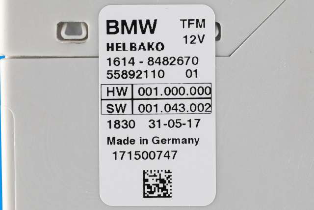 Styreenhet drivstoffpumpe til BMW 5-Serie 2017-->> (G30/G31) (G30/G31) (BMW|16.14-8 482 670|)