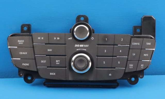 Bilstereo navigasjon betjeningspanel til Opel Insignia A, 2009-2014 (GM|13 273 256)