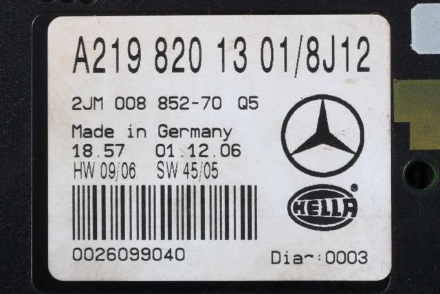 Taklyspanel til Mercedes CLS 2004-2010 (C219) (C219) (MERCEDES|A 219 820 13 01|)