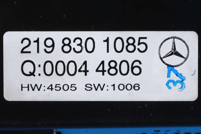 Varmeapparat betjening til Mercedes CLS 2004-2010 (C219) (C219) (MERCEDES|219 830 10 85|)