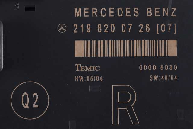 Styreenhet dør høyre foran til Mercedes CLS 2004-2010 (C219) (C219) (MERCEDES|219 820 07 26|)