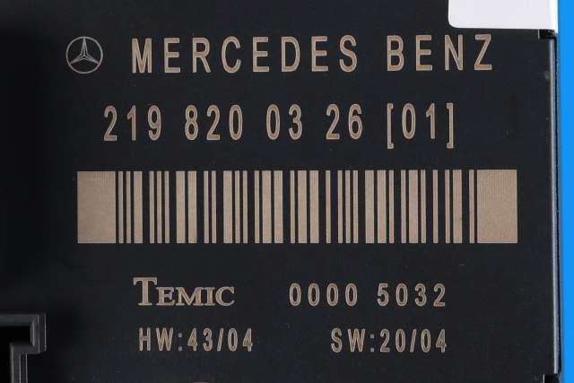 Styreenhet dør høyre bak til Mercedes CLS 2004-2010 (C219) (C219) (MERCEDES|219 820 03 26|)
