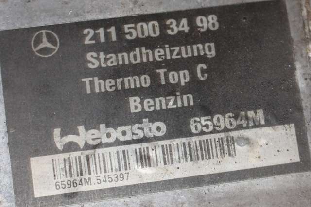 Bensinvarmer til Mercedes CLS 2004-2010 (C219) (C219) (WEBASTO|THERMO TOP C|211 500 34 98|)
