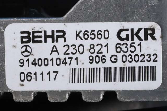 Varmeapparat motor til Mercedes CLS 2004-2010 (C219) (C219) (|A 230 821 63 51)