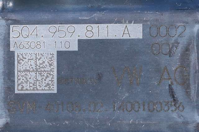 Ruteheis, kun motor, venstre bak til VW Golf VII 2012-2017 (Fase 1)  (VAG|5Q4 959 811 A|)