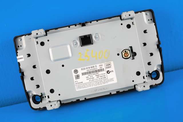 Bilstereo navigasjon betjeningspanel til VW Golf VII 2012-2017 (Fase 1)  (VAG|5G0 919 605 D|)