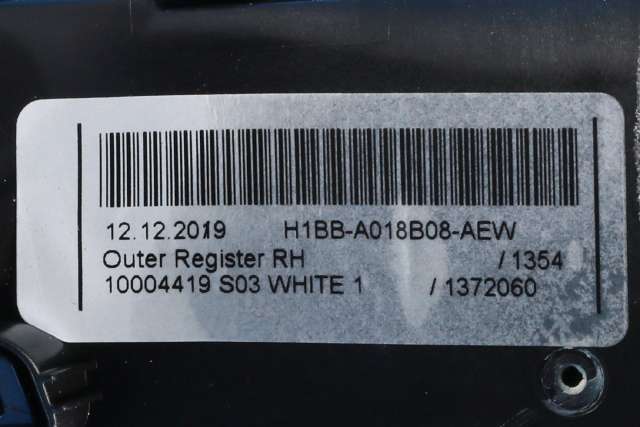 Dashbord friskluftdyse høyre til Ford Puma 2019-->>  (FORD|H1BB-A018B08-AE|)