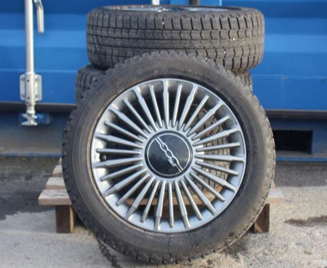 Hjulsett aluminium vinter til Fiat 500 2021-->> (PIGGFRI|195 X 55 R 16"|)