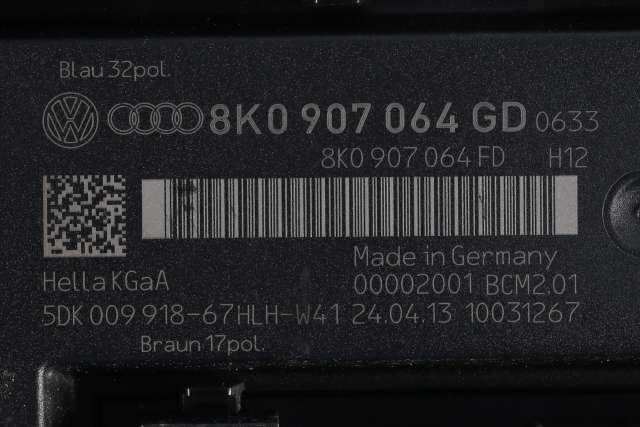 Styreenhet comfort (BCM) til Audi A4 2007-2014 (Type IV) (B8) (B8) (VAG|8K0 907 064 GD|)