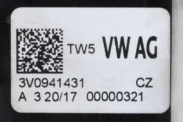 Bryter lys til Škoda Superb 2015-->> (Type III)  (VAG|3V0 941 431 CZ|)