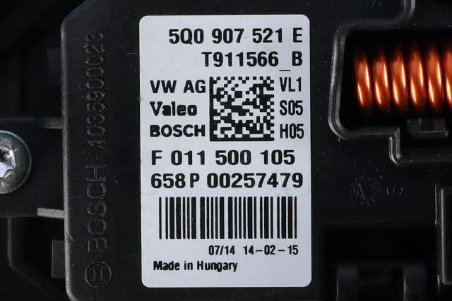 Varmeapparat motor til VW Golf VII 2012-2017 (Fase 1) (VAG|5Q1 819 021 B|5Q0 907 521 E|)