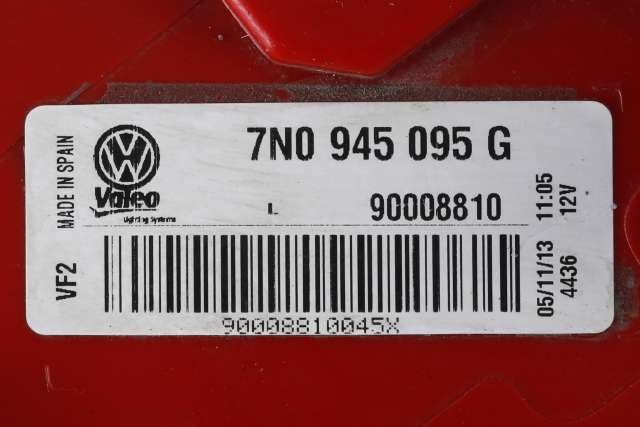 Baklykt venstre ytre til VW Sharan 2010-->> (Type II)  (VAG|7N0 945 095 G|)