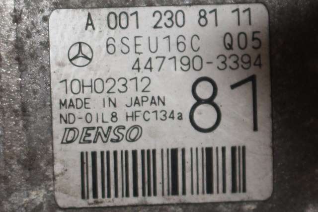 Aircondition kompressor til Mercedes CLS 2004-2010 (C219) (C219) (DENSO|447190-3394|A 001 230 81 11|)