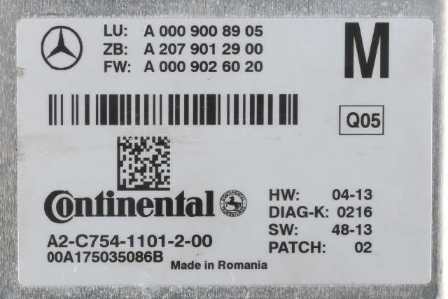 Parkeringskamera foran til Mercedes Vito 2014-->> (W447) (W447) (MERCEDES|A 000 900 89 05|)