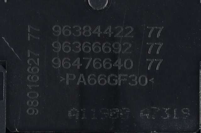 Bryter diverse til Peugeot Partner 2015-2019 (Type II, Fase 2)  (PEUGEOT|98 016627 77|)