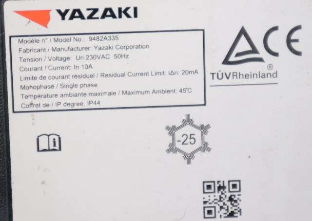 Batterilader kabel til Mitsubishi Outlander 2015-->> (Type III, Fase 2)  (MITSUBISHI|9482A335|)