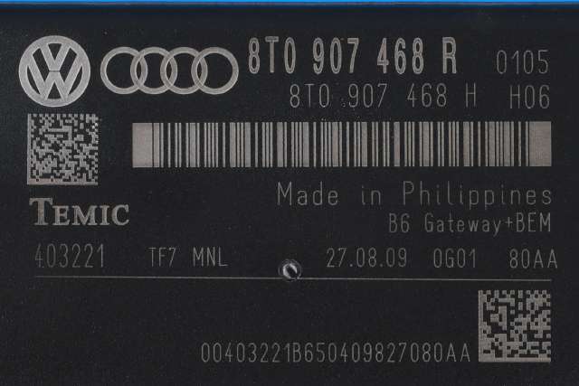 Styreenhet diverse til Audi A4 2007-2014 (Type IV) (B8) (B8) (VAG|8T0 907 468 R|)