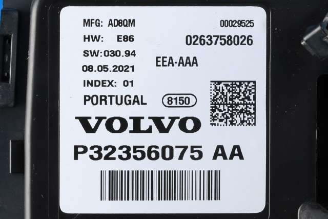 Instrumentpanel til Volvo XC40 2018-2024  (VOLVO|32356075 AA|)