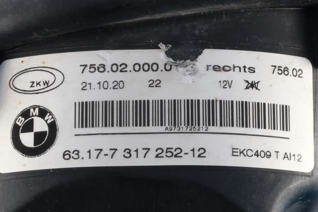 Tåkelykt høyre foran til BMW X5 2013-2018 (F15) (F15) (BMW|63.17-7 317 252|)