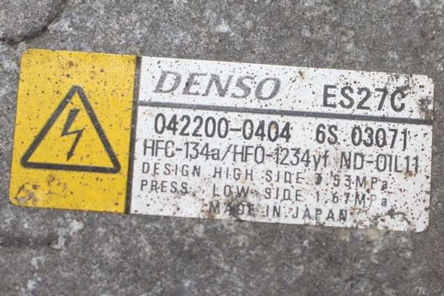 Aircondition kompressor hybrid til Lexus CT 2010-2020  (DENSO|042200-0404|)