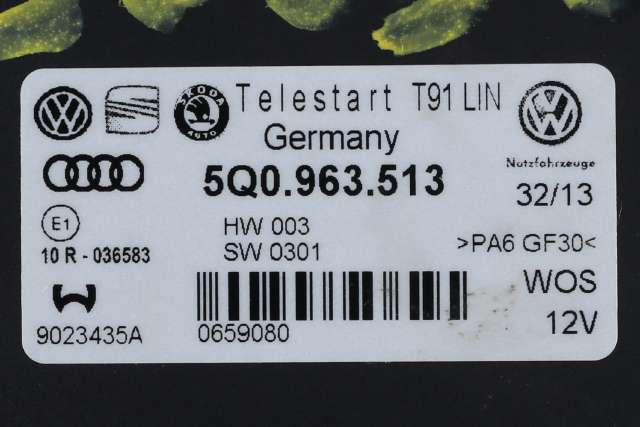 Varmeapparat diverse til VW Golf VII 2012-2017 (Fase 1)  (VAG|5Q0 963 513|)