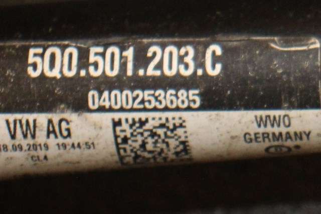 Drivaksel venstre bak, diesel/automat til Škoda Octavia 2017-2020 (Type III, Fase 2)  (VAG|5Q0 501 203 C|)