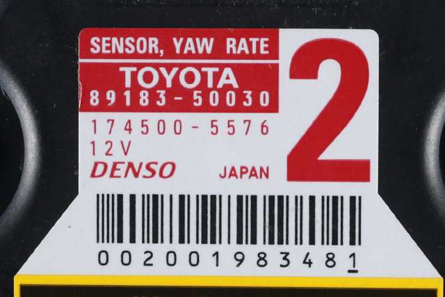 Sensor akselerasjonssensor/ESP DUO til Lexus CT 2010-2020  (DENSO|174500-5576|89183-50030|)