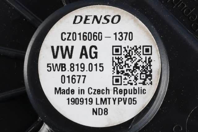 Varmeapparat motor til Škoda Octavia 2017-2020 (Type III, Fase 2)  (VAG|5WB 819 015|5Q0 907 521 F|)