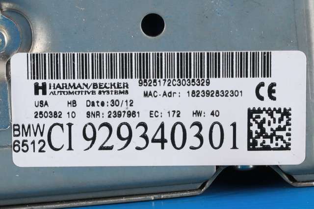 Bilstereo navigasjon spiller til BMW X3 2010-2017 (F25) (F25) (BMW|9 293 403|)