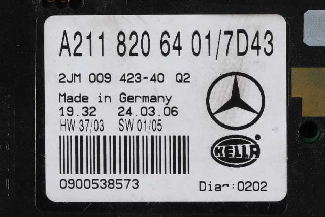 Taklyspanel til Mercedes E-Klasse 2002-2006 (Fase 1) (W211) (W211) (MERCEDES|A 211 820 64 01|)
